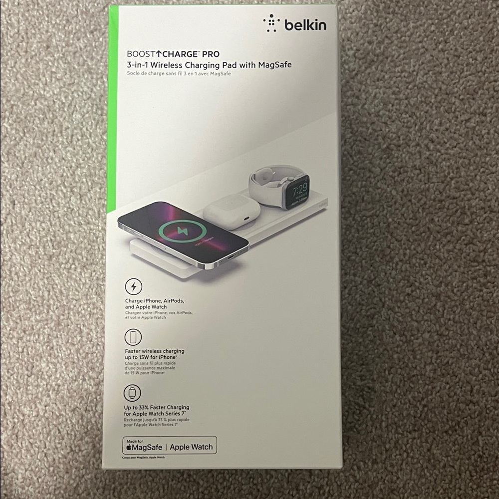 Belkin BoostCharge Pro White Charging Pad